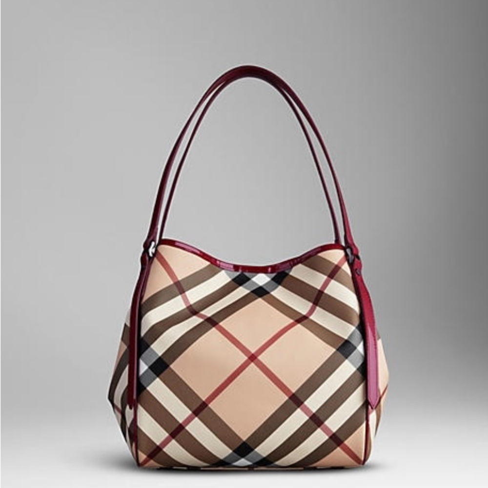 Large Burberry bag.